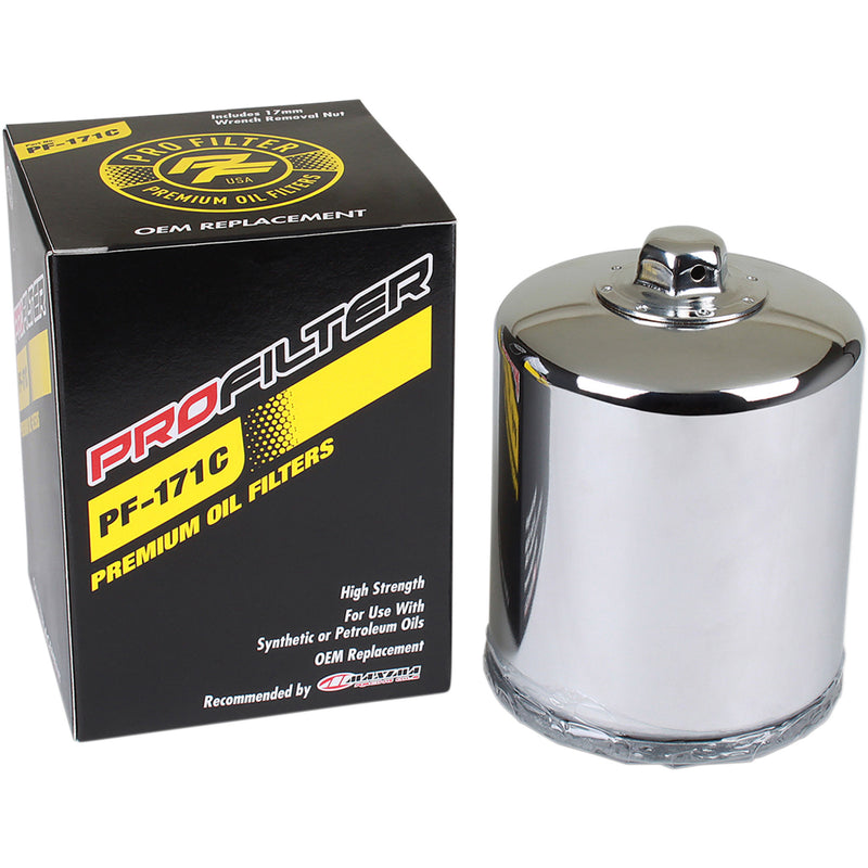 Pro Filter Oil Filter - PF-171C For Harley Motorcycles 1999-2023