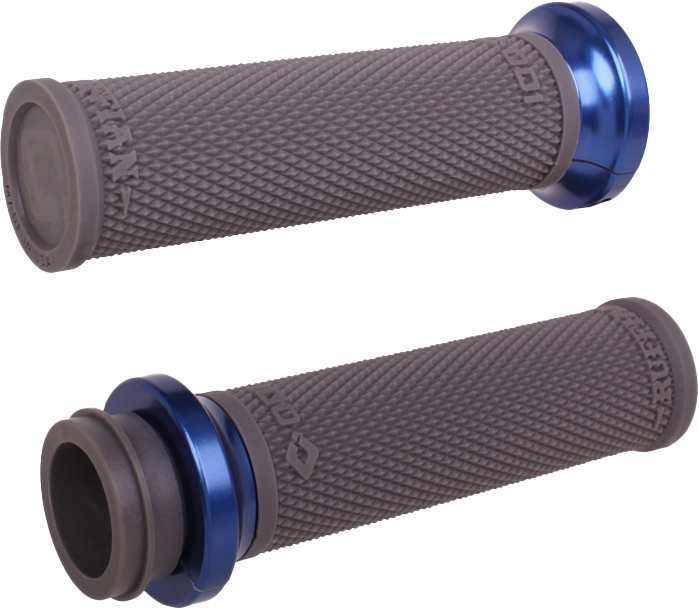 Odi 206-40112 V30HTWH-U RUFIAN GRIPS TBW 1" GRAPHITE/BLUE