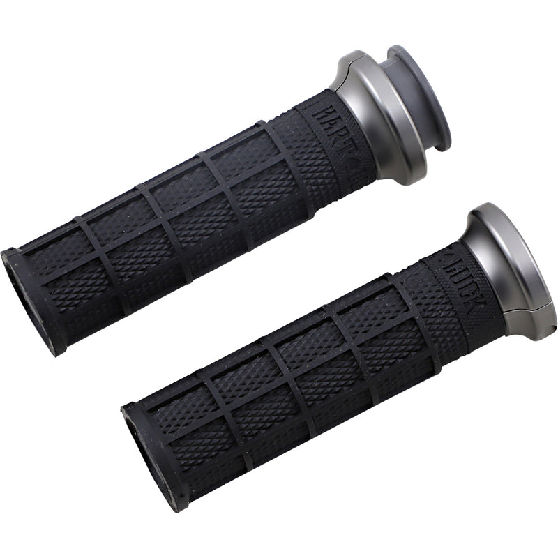 ODI Hart-Luck Signature V-Twin Lock-On™ Grips Black Graphite - V31ITW-BH-H For Indian 2018-2024