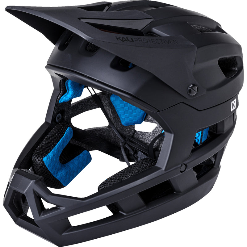 KALI 0153-0003 0211323117 DH Invader Bicycle Helmet DH Invader Helmet - Matte Black - L-2XL