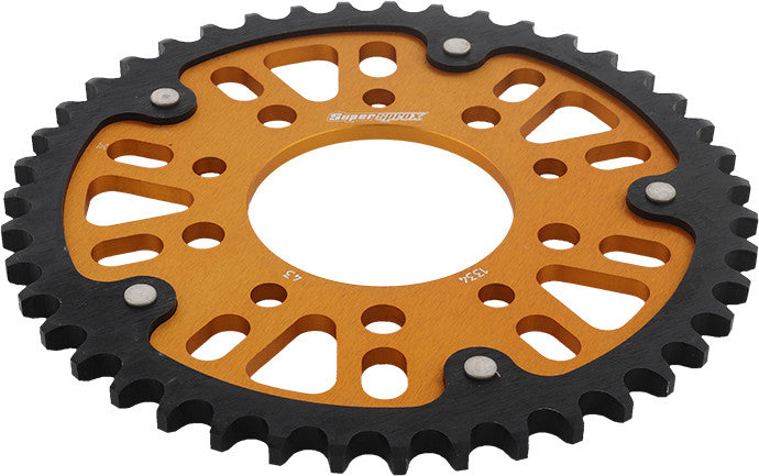 Supersprox Rear Stealth Sprocket Aluminum Steel 43T-530 GLD Honda TRI - RST-1334-43-GLD Triumph Motorcycles 1991-2004