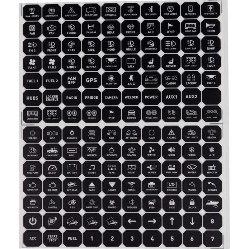 MOOSE OFFROAD 0616-0435 90-200-PU Gang Switch 12 position