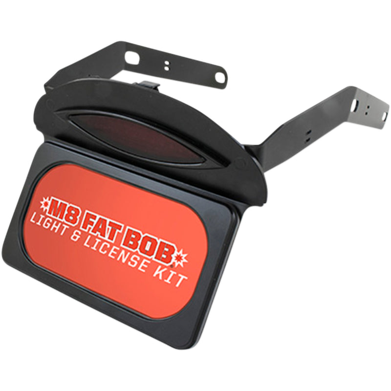 Paul Yaffe Bagger Nation License Plate Holder - PYO:LPF-M8FB-SB For Harley Softail 2018-2020