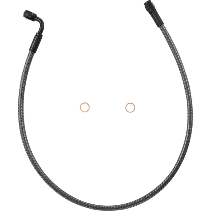 MAGNUM SHIELDING 1741-6308 AS77226 KARBONFIBR Designer Series ABS-Specific Front Upper Brake Kit - Brake Line - Front - 10 mm - 90° - 26" - KARBONFIBR
