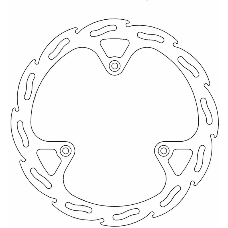 Moto-Master Flame Brake Rotor - 110244-PU For Suzuki RM 85 2005-2023 | Yamaha YZ 80 / Big Wheel 80 / YZ 85 1993-2012