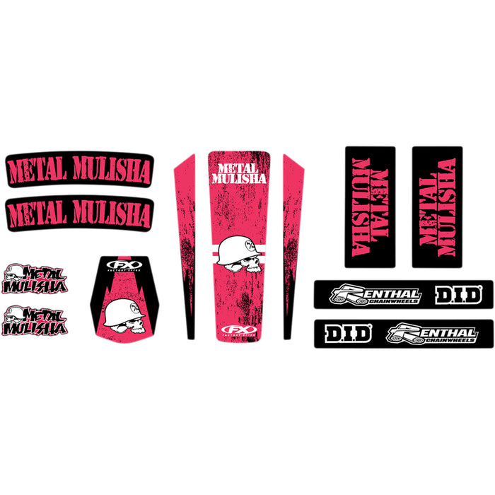 FACTORY EFFEX 4302-6037 23-50360 Trim Kit Graphics Trim Kit Graphic - Metal Mulisha - Honda