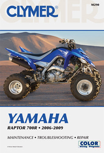 Clymer Repair Manual Yamaha Raptor 700 - CM290 Yamaha Raptor 2006-2009