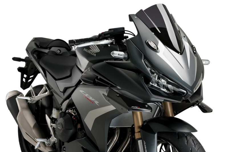Puig Hi-Tech Parts Sport Side Spoilers Black - 3614N Honda CBR500R 2019-2021