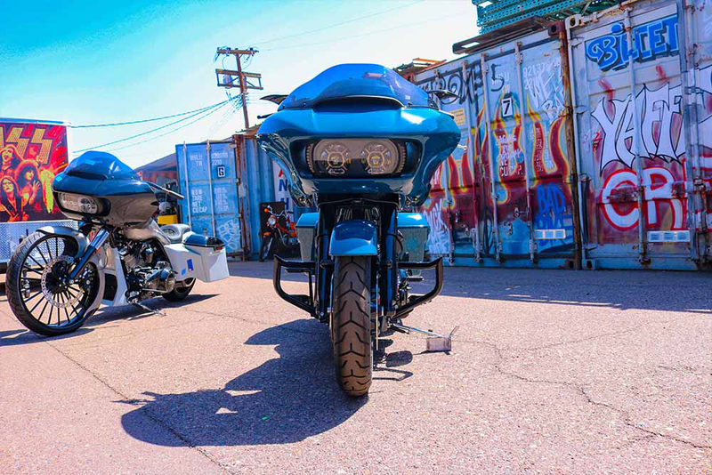 Paul Yaffe Bagger Nation 827-05590 M8MEG-09P-B MINI MONKEY ENGINE GUARD BLACK `09-22 FLH/FLT