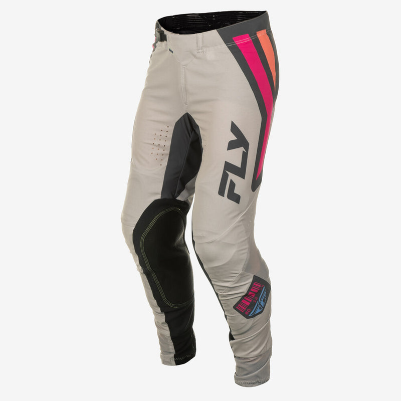 Fly Racing C378-73426 C378-73426 YOUTH LITE VICE PANT CA/NY LIGHT GREY/PINK/CORAL SZ 26