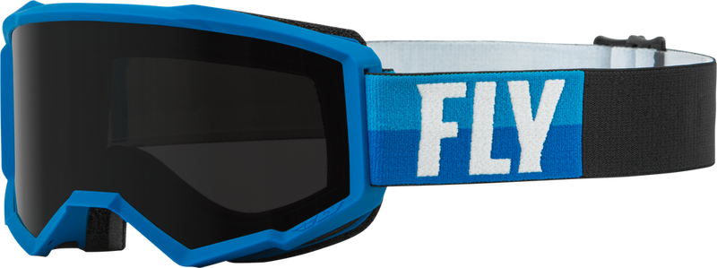 Fly Racing 37-51673 37-51673 ZONE W/C GOGGLE BLUE/BLACK W/DARK SMOKE HYDROPHOC LENS