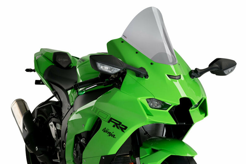 Puig Hi-Tech Parts Windscreen R-Racer Smoke - 20540H Kawasaki Ninja 2021-2024