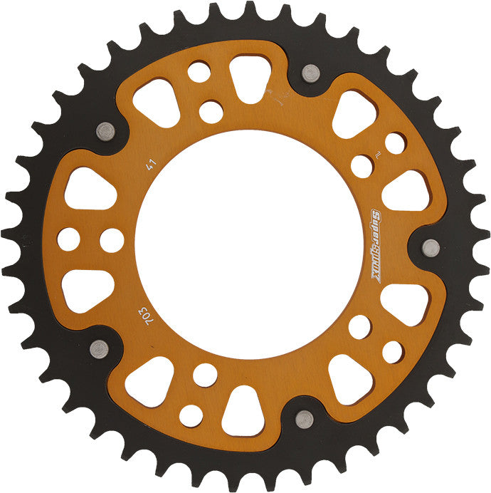 Supersprox 108-703641 RST-703-41-GLD REAR STEALTH SPROCKET ALU/STL 41T-520 GLD BMW
