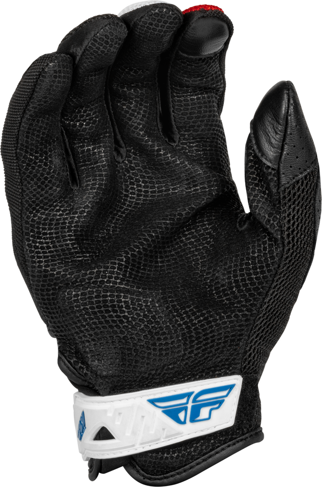 Fly Racing Coolpro Force Gloves Black White RED SM