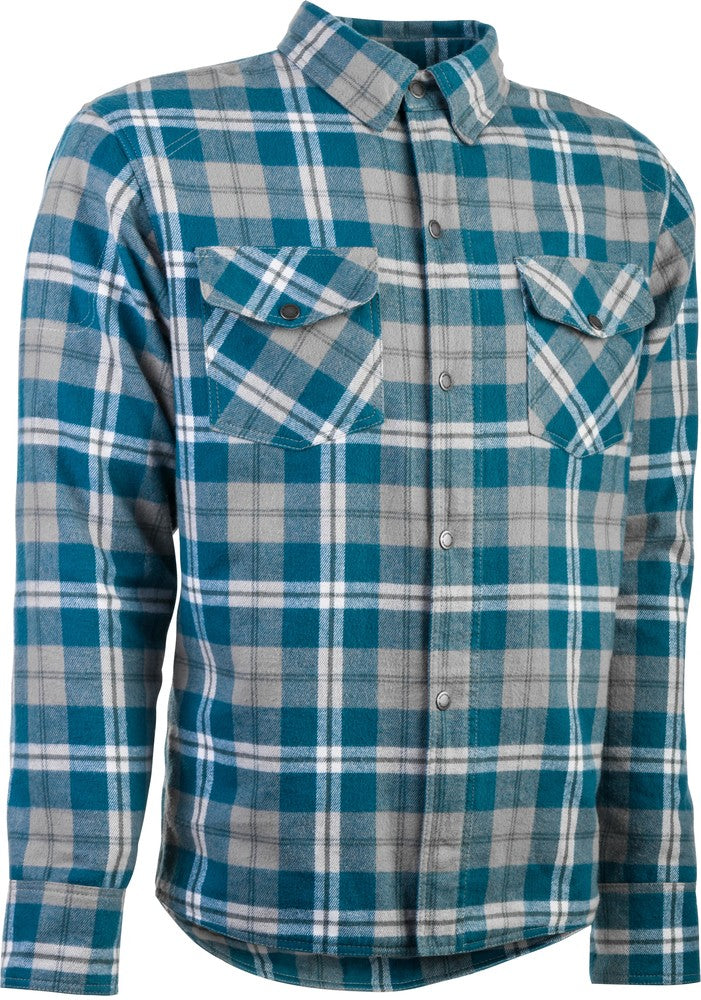 Highway 21 489-11824X #6049 489-1182~8 MARKSMAN FLANNEL GREY/BLUE 4X