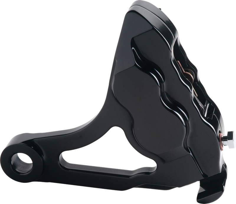Hawg Halters Inc 4 Pist Rear Caliper Assm Black ST - RKSTAB506 For Harley Softail / Screamin' 2000-2007