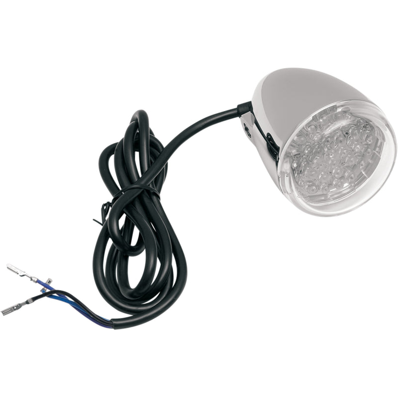 CHRIS PRODUCTS 2020-0322 8500C-LED-A Custom Turn Signal Turn Signal - Amber LED - Chrome/Clear