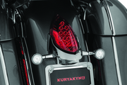 Kuryakyn 3128 Rear Turn Signal & License Plate Mount Indian Chrome - User 1
