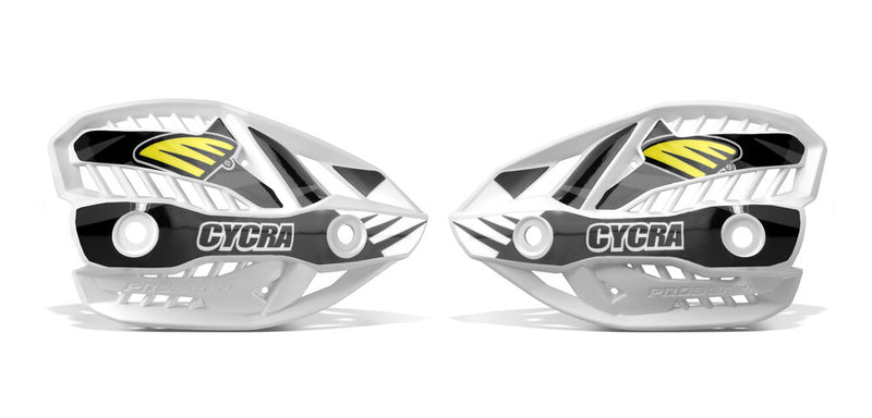 Cycra 714-1189 1CYC-1019-42 CRM HANDSHIELDS - NO COVER WHITE