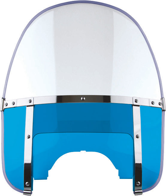 National Cycle Heritage Beaded Windshield Blue Adjustable Window - N2232 For Harley Motorcycles 1980-2017