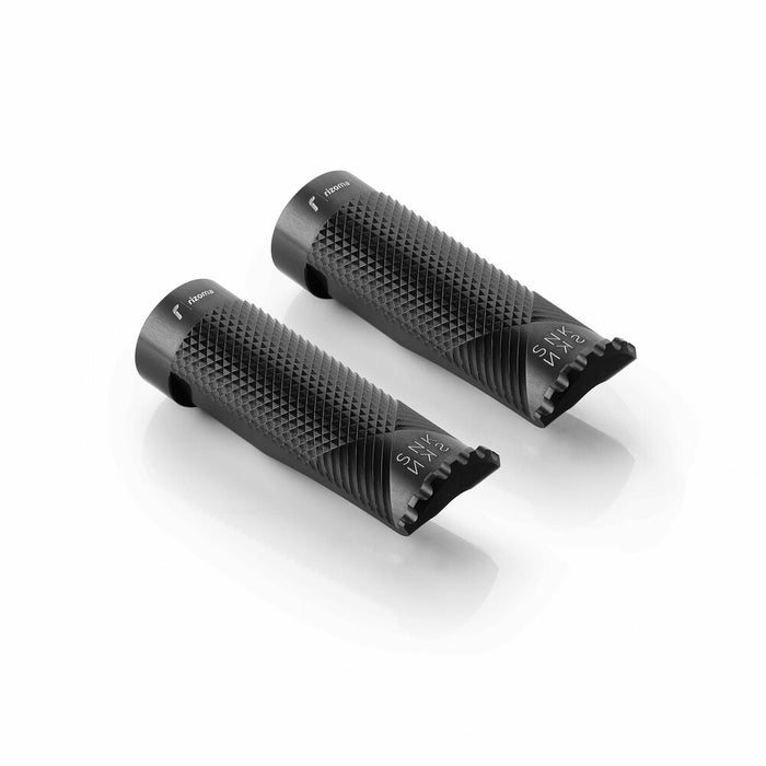 Rizoma 58-PE615B PE615B SNAKE FOOTPEGS BLACK PR