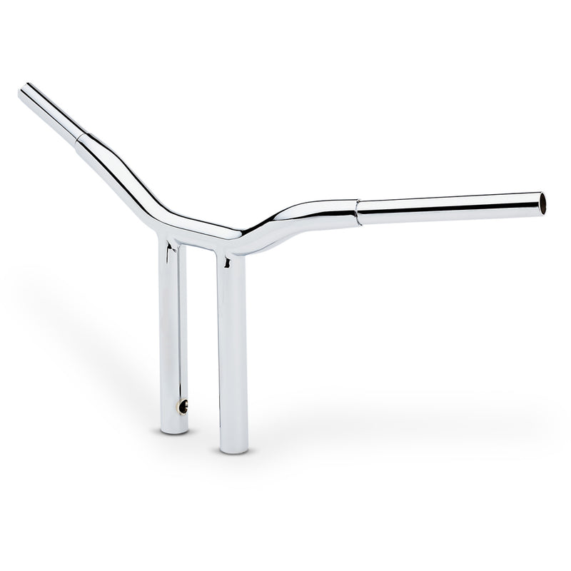 LA CHOPPERS 0601-4930 LA-7337-12 Kage Fighter Welded Straight-Riser Handlebar - One Piece - 12" - Chrome