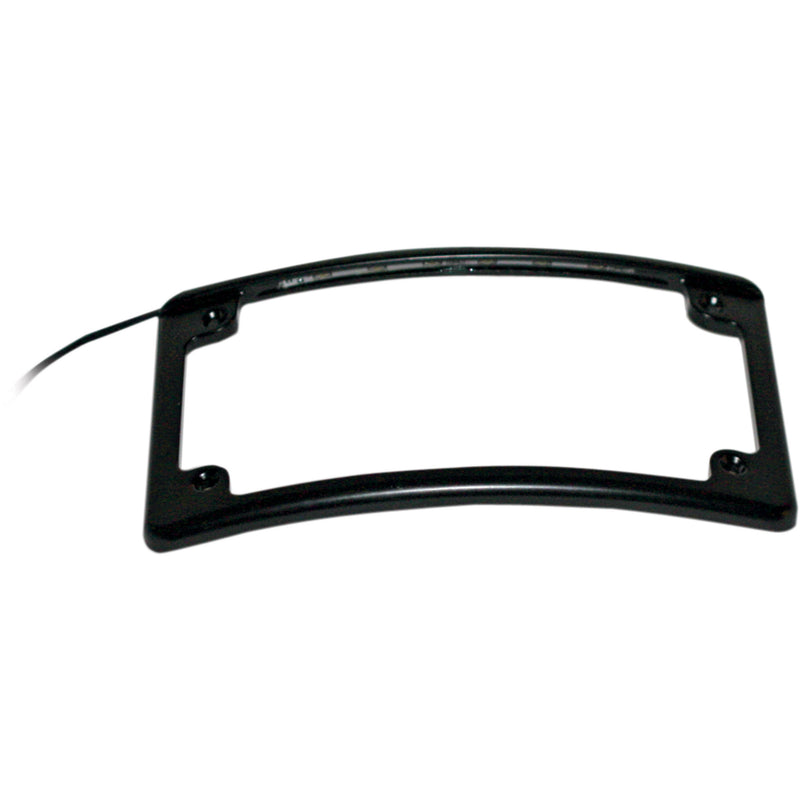 CUSTOM DYNAMICS 2030-0630 LPF-RAD-B-LP LED License Plate Frame black