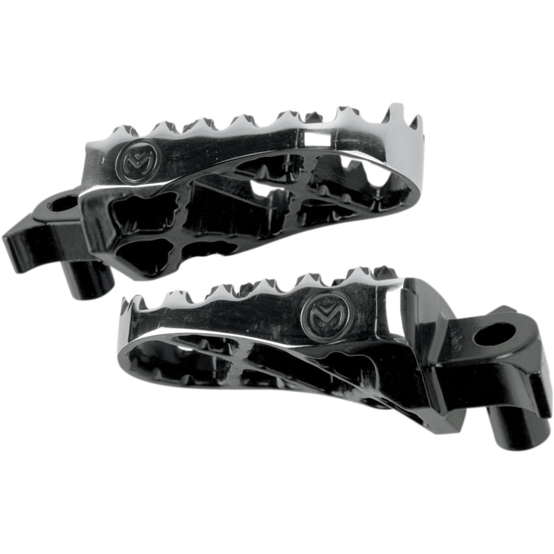 Moose Offroad Hybrid Footpegs - STKX-5 For Kawasaki KX 250 / KX 125 2003-2005 | Suzuki RMZ 250 2004