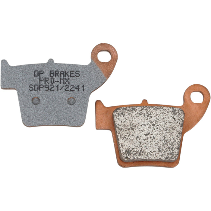 DP BRAKES SDP-921MX SDP921 SDP Pro-MX Sintered Brake Pads Pro MX Sintered Brake Pads - SDP921