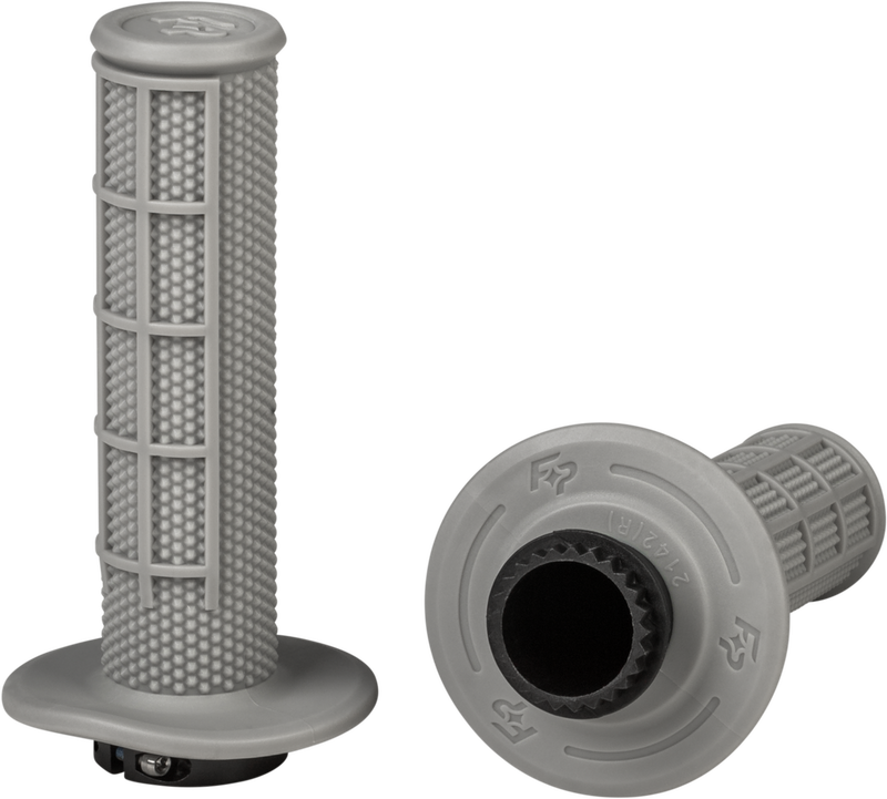 Fire Power 24-0203 24-0203 CONTROL MX LOCK-ON GRIPS LIGHT GREY (SOFT) HALF WAFFLE