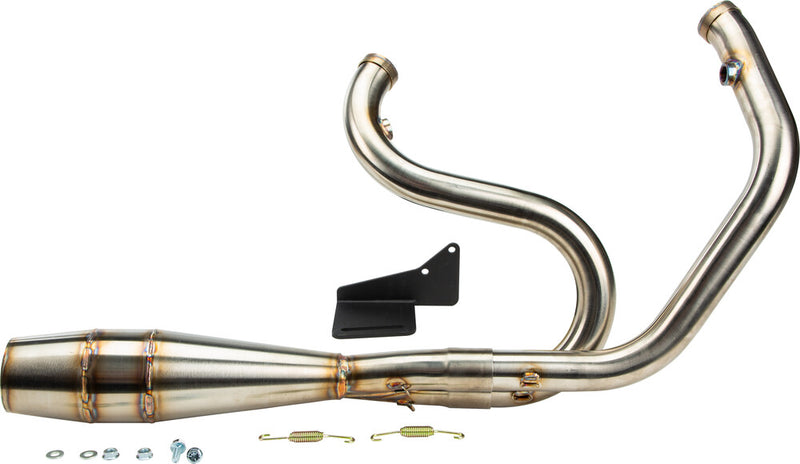 Sawicki 2IN1 Sportster Cannon Brushed ` - 930-01216 For Harley Sportster 2018-2020