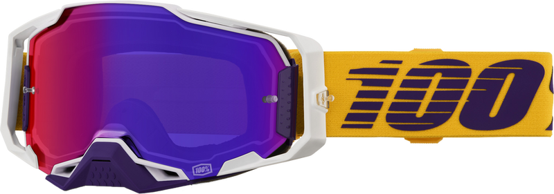 100% 610-5391 50005-10050 ARMEGA GOGGLE DIFENBAK PURPLE MIRROR LENS