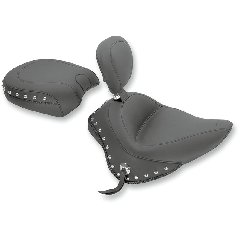 Mustang Wide Seat - 79740 For Harley Blackline / Softail Slim 2011-2017