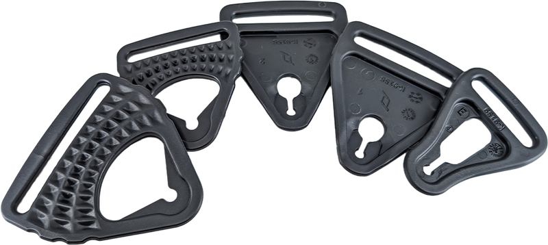 Pod 664-0577S KX32-BLK-BL-SM/MD/LG KX 3.0 STRAP CLIP & LOOP SET BLACK SM/MD/LG