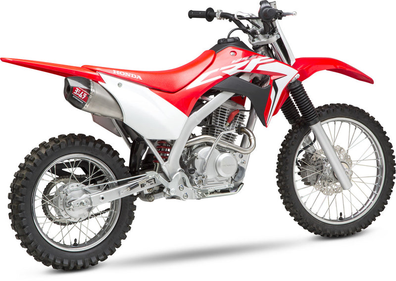 Yoshimura RS-9T Header Canister END CAP Exhaust System SS-AL-CF - 221210R520 Honda CRF125F 2019-2024
