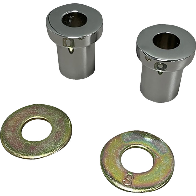 LA Choppers Solid Handlebar Riser Bushing Chrome - LA-7400-55C For Harley Motorcycles 1983-2022