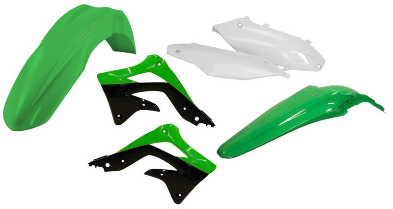 Acerbis Plastic Kit Green - 2250443593 Kawasaki KX 450 2012