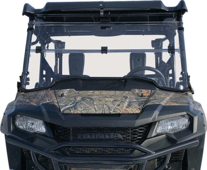 QuadBoss 375782 14-22 Honda SXS700 Pioneer 700 Windbreak Folding Windshield - User 1