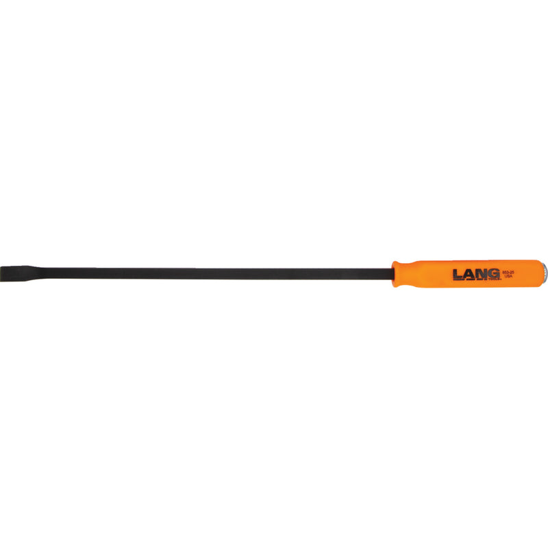 LANG TOOLS 3850-0627 853-25 Curved Pry Bar with Striking Handle Pry Bar with Striking Handle - Curved Tip - 25"