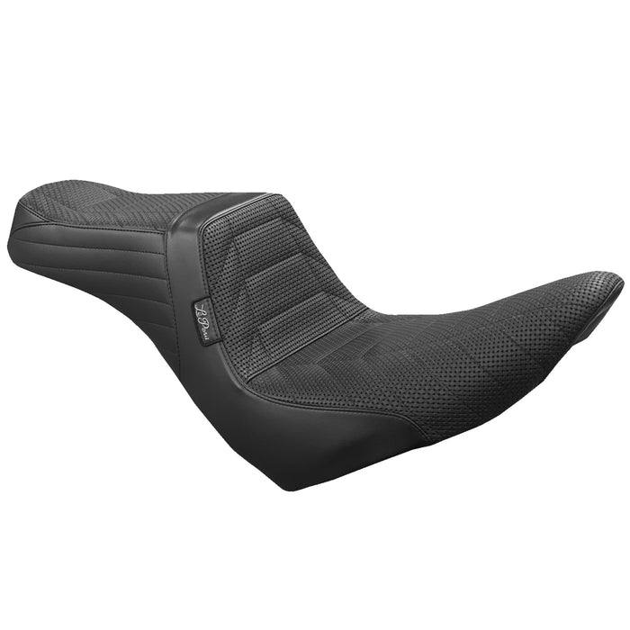 LE PERA 0801-1461 LYR-580TRKPLT Tailwhip Seat - Track Pleat - Black '18-'22