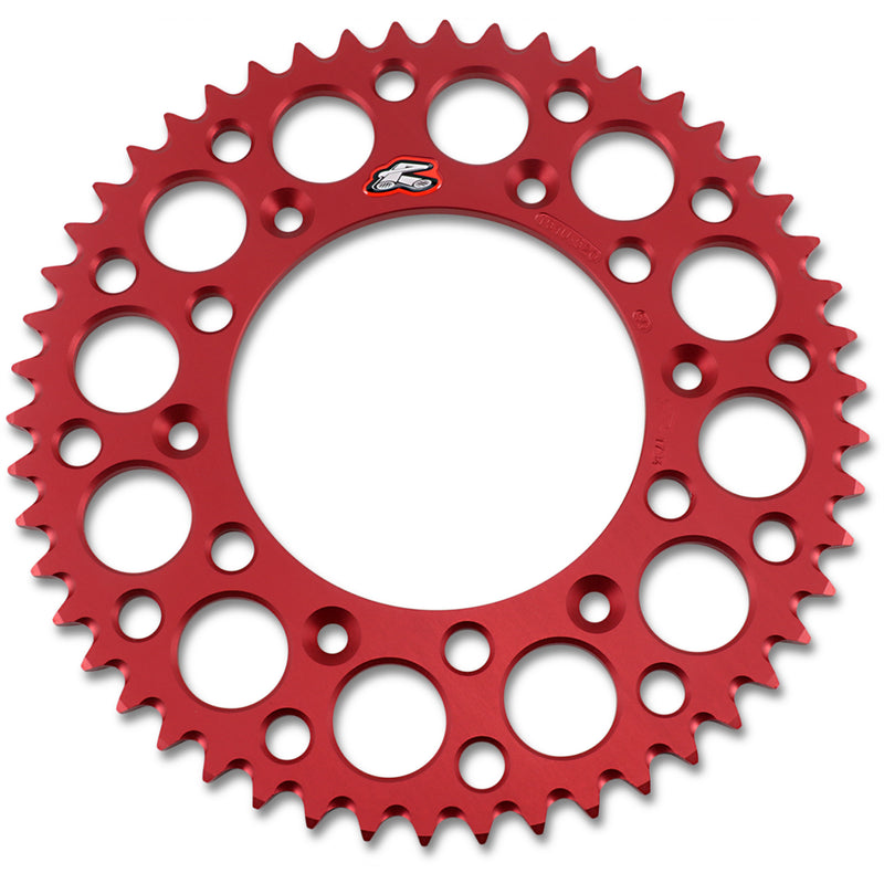 RENTHAL 1211-0160 154U-520-49GRRD Rear Sprocket Sprocket - Honda - Red - 49 Tooth