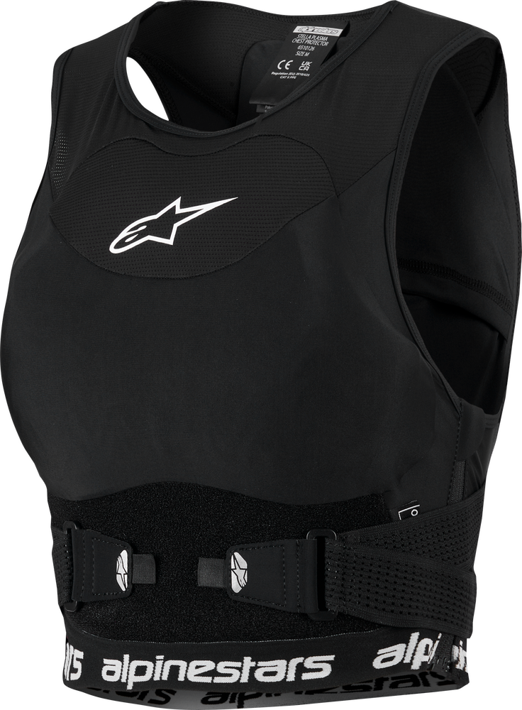 Alpinestars 482-00239L 6510126-10-L STELLA PLASMA CHEST PROTECT BLACK/WHITE LG