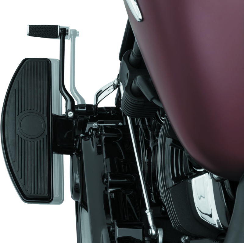 Kuryakyn 7508 Driver Floorboard Spacers 18-Up Softail Models Gloss Black - User 1