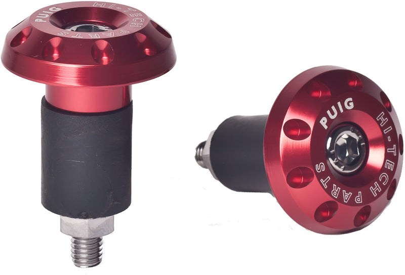 Puig Hi-tech Parts 561-06222R 6222R BAR ENDS RACE UNIVERSAL RED
