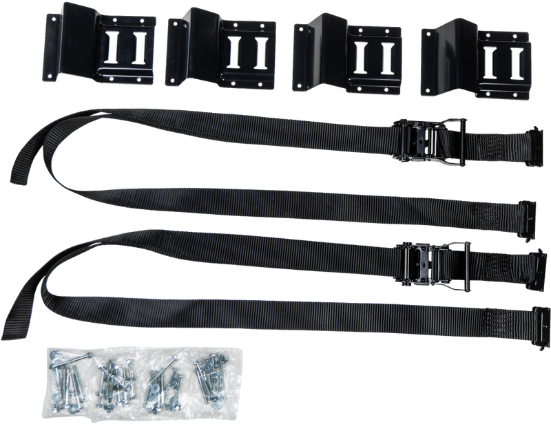 Fire Power 29-14003 29-14003 WHEEL CHOCK AND STRAP KIT BLACK 2PCS