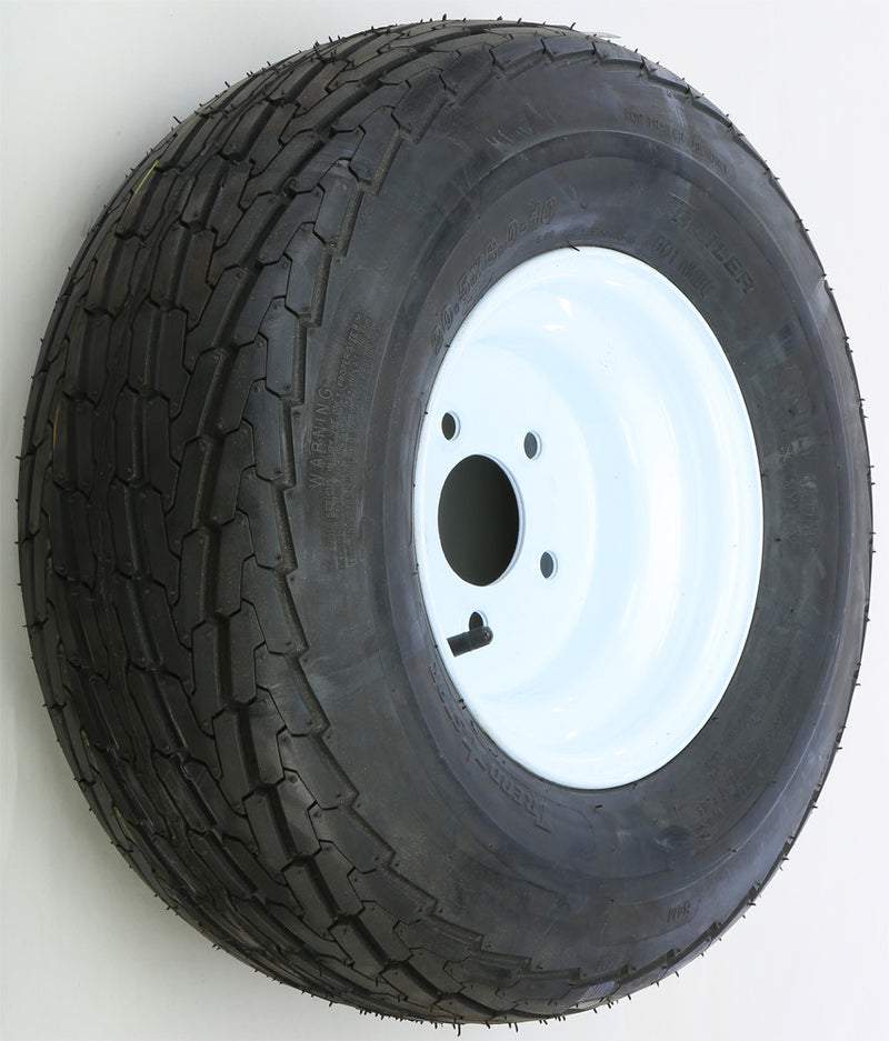 Awc 58-8156 TA2210612-70B205E TRAILER TIRE AND WHEEL ASSEMBLY WHITE