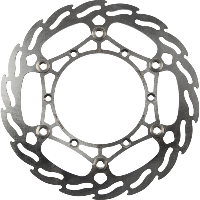 Moto-Master Flame Brake Rotor - 111034-PU For Yamaha Dirt Bikes 1998-2016 | Kawasaki KLX400R / KLX400SR / 400 2003-2006