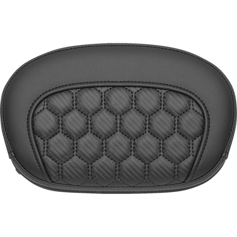 SADDLEMEN 0822-0618 061049 Mini Contour Sissy Bar Pad Sissy Bar Pad - Honeycomb