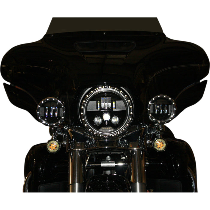 CUSTOM DYNAMICS 2001-1747 PB-7-B 7" ProBeam® LED Headlamp - Black