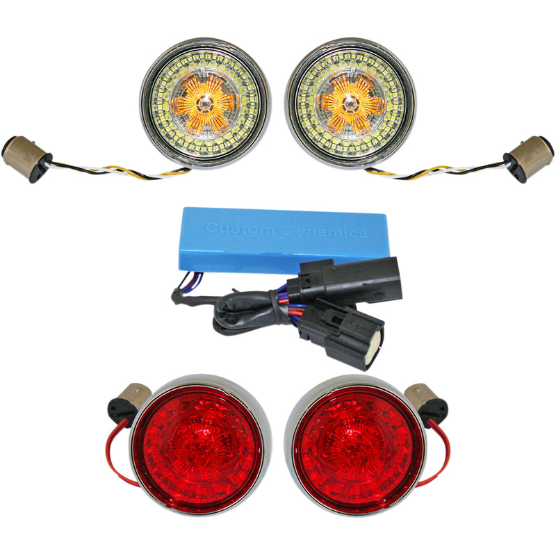 Custom Dynamics Tssm Turn Signal Assembly - PB-SS-BB-C For Harley Touring 2010-2013